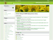 Tablet Screenshot of digilib.unmer.ac.id